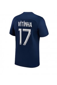 Paris Saint-Germain Vitinha Ferreira #17 Voetbaltruitje Thuis tenue 2022-23 Korte Mouw